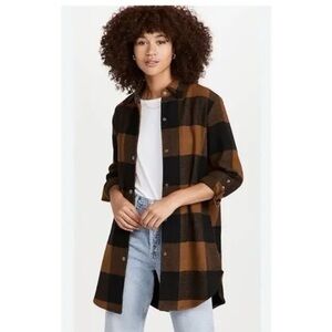 BB Dakota Black and Brown Plaid Jacket